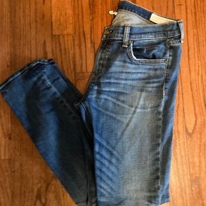Nice pair of Rag and bone distressed jeans size 29 . Pet free smoke free home